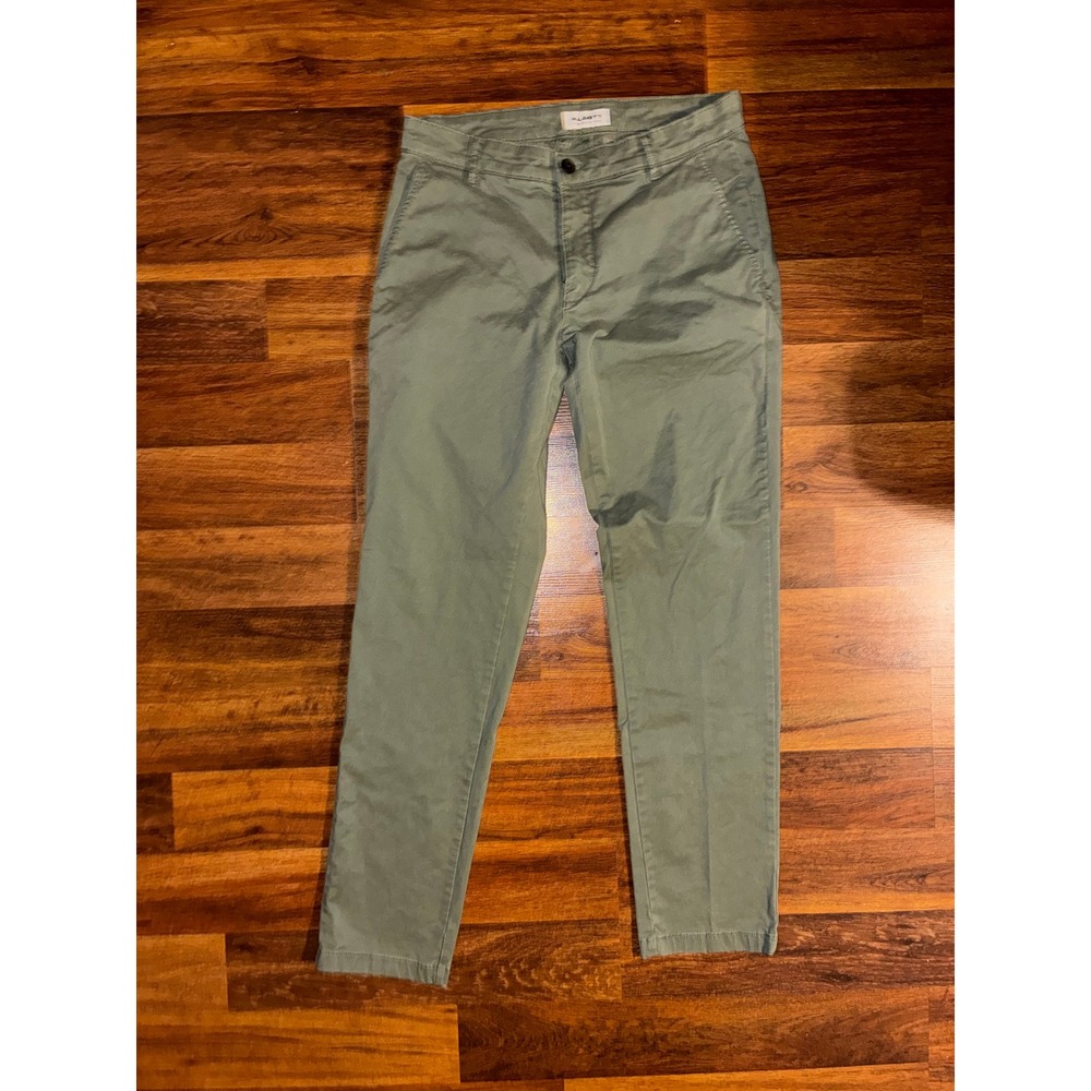 Alcott Mens gray Slim Fit Chino Pants Size US 32 Cotton Twill Trousers
